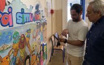 Calvi : Une fresque murale à l'école Loviconi