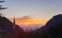 La photo du jour : le bonheur d'un coucher de soleil depuis le refuge de Carozzu 