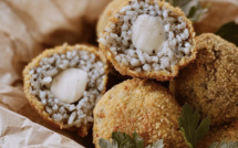 A table : Arancini al tartufo avec #lapetitecuisinedemarie