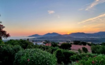 La photo du jour : coucher de soleil vu de Bastelicaccia