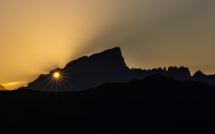 La photo du jour : coucher de soleil au Capu Tafunatu 