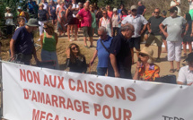 Ajaccio : un rassemblement pour dire "non aux caissons d'amarrage pour méga yatchs"