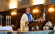 EN IMAGES - A Ajaccio, Mgr Bustillo a célébré la messe de l'Assomption devant des centaines de fidèles