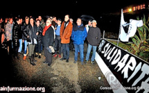 Militants nationalistes interpellés en Corse-du-Sud : Rassemblement à Asprettu