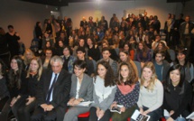 Najat Vallaud-Belkacem a débattu avec les élèves du lycée Laetitia Bonaparte
