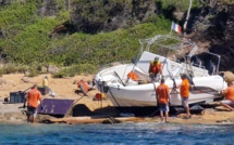 Porto-Pollo : un bateau échoué sur la plage, la SNSM mobilisée
