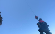 Opération de secours périlleuse du PGHM dans le massif de E Tre Signore