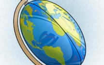 Le dessin de Battì : le Monde est devenu ovale
