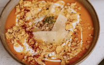 A table : Velouté de potimarron au lait de coco et au curry avec #lapetitecuisinedemarie