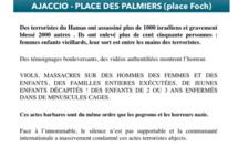 Ajaccio : un rassemblement de soutien aux Israéliens