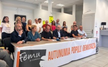 Autonomie : Femu a Corsica « ne veut pas laisser passer le train de l’Histoire »