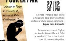 Calvi : Un temps de prière pour la paix dans le monde à l'église Sainte-Marie majeure