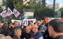 Transports scolaires : forte mobilisation devant l’Assemblée de Corse