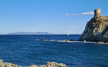 La photo du jour : entre Barcaghju et la tour d'Agnellu