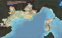 Météo : l'orange pour la Corse-du-Sud aussi