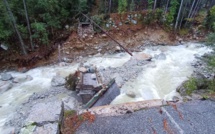 VIDEO - Le Pont de Tragone emporté par la Restonica