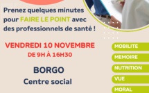 Vous avez + de 60 ans, comment allez-vous ? : La réponse ce 10 novembre à Borgo