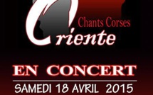 Oriente en concert le 18 avril à 21h30 au Théâtre de Furiani