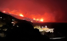 Violent incendie à Brando : 100 hectares détruits, les flammes progressent