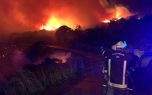 Incendie dans le Cap Corse : La RD80 coupée à la circulation entre Brando et Sisco