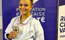 Une belle 3ème place pour Cassandra Sampieri à la Coupe de France de karaté