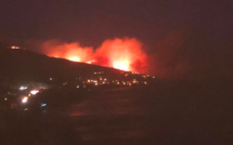 Incendie de Brando : près de 140 hectares détruits.  La RT80 rouverte à la circulation