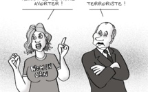 Le dessin de Battì : IVG en Russie