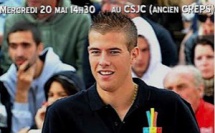 Ajaccio : Dylan Rocher avant le le festival International à pétanque