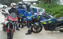 Opération de contrôle des deux-roues motorisés en Corse-du-Sud
