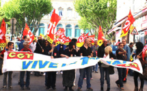 1er-Mai : 300 personnes défilent à Bastia avec la CGT