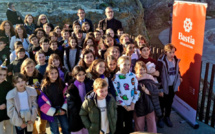 Bastia : les élèves de l’école Venturi-Gaudin inaugurent leur aire marine éducative