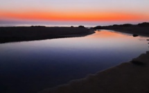 La photo du jour : la plage l’Ovu Santu aux premières lueurs du jour