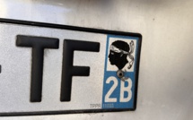 Plaques d'immatriculation : les départements corses sont les plus demandés