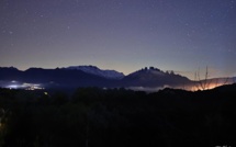 La photo du jour : L'Alta Rocca dans la nuit d'hiver