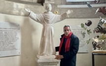 Marseille : une sculpture monumentale de Gabriel Diana dans la Cathédrale de "La Major"