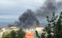 Bastia : Le feu dans le quartier de la Citadelle mais c'était du polystyrène qui brûlait