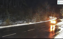 Mauvais temps : Première neige à Vizzavona