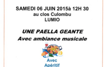 Paella géante pour la bonne cause le 6 juin au CLos Colombu