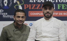 Trois Corses au salon « Parizza » de Paris 