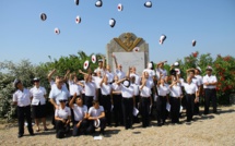 Cérémonie de la préparation militaire marine 2014-2015 à Aspretto