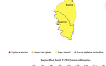 Météo : la Corse en vigilance jaune "orages" et "avalanches" ce lundi