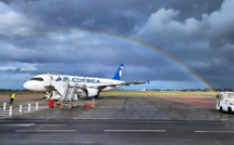La photo du jour : un arc-en-ciel pour Air Corsica