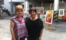 Ajaccio : Les artistes Nita Bertaudière et Josette Vernet ont investi le Garage