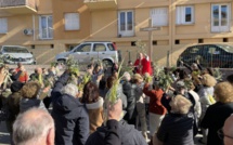 Les Rameaux bénis à la chapelle de l'Annonciade à Bastia