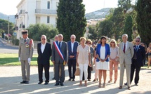 L'Ile-Rousse : Cérémonie au square de la 1re DFL pour le 75e anniversaire de l'appel du 18 juin