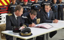  Ajaccio : A la mémoire des pompiers morts en service 