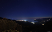 La photo du jour : Le golfe du Valinco sous les étoiles