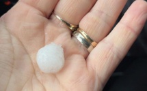 Violent orage de grêle sur la région bastiaise