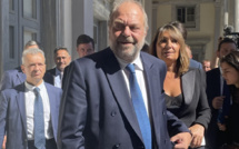 Le ministre de la Justice Éric Dupond-Moretti à Bastia en septembre 2023