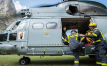 UIISC 5 de Corte et Escadron d'hélicoptères de la BA 126 : Entraînement commun  
